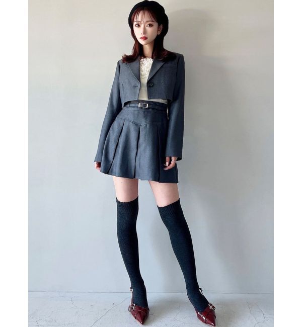 RESEXXY「クロップドジャケット【セットアップ着用可能】」|テーラードジャケット|