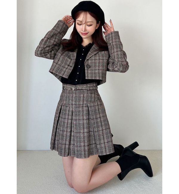 RESEXXY「クロップドジャケット【セットアップ着用可能】」|テーラードジャケット|