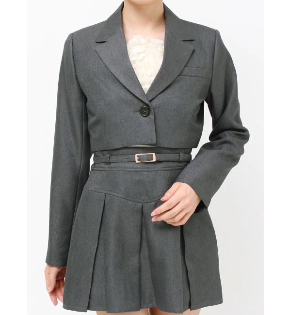 RESEXXY「クロップドジャケット【セットアップ着用可能】」|テーラードジャケット|