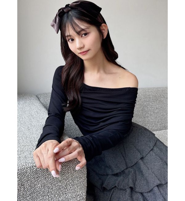 RESEXXY「アシンメトリーカットトップス」|Tシャツ・カットソー|