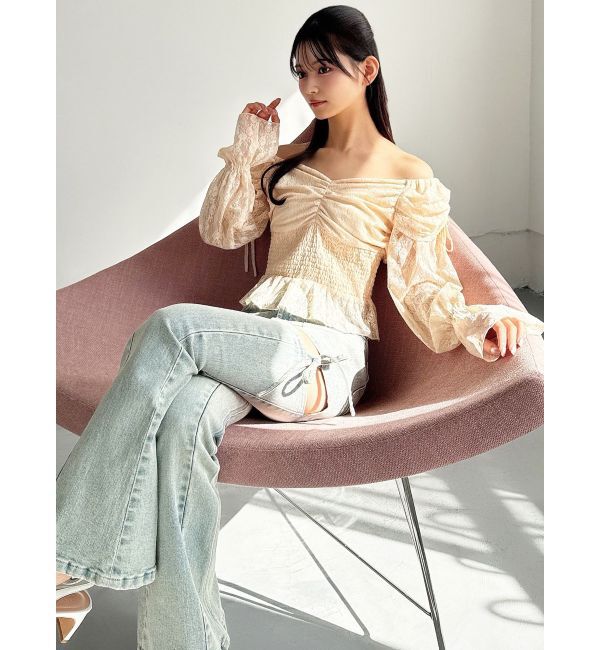 RESEXXY「レイヤードオフショルブラウス」|シャツ・ブラウス|