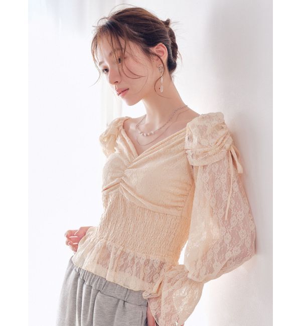RESEXXY「レイヤードオフショルブラウス」|シャツ・ブラウス|