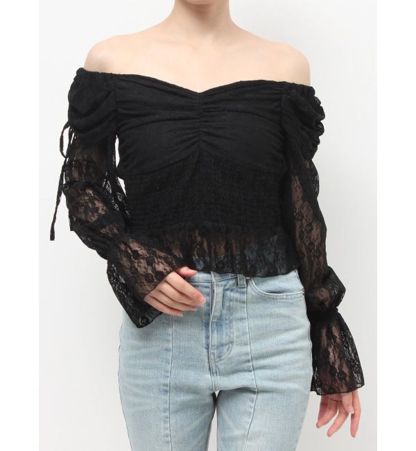 RESEXXY「レイヤードオフショルブラウス」|シャツ・ブラウス|