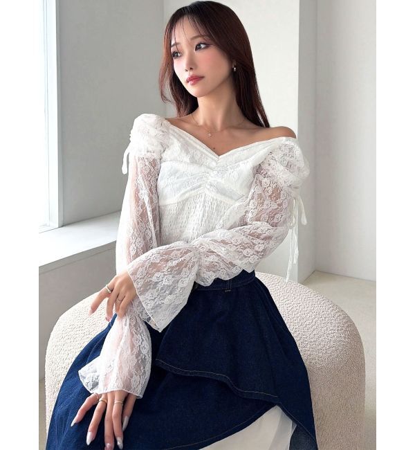RESEXXY「レイヤードオフショルブラウス」|シャツ・ブラウス|