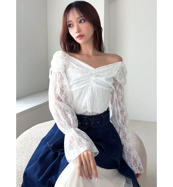 RESEXXY「レイヤードオフショルブラウス」|シャツ・ブラウス|