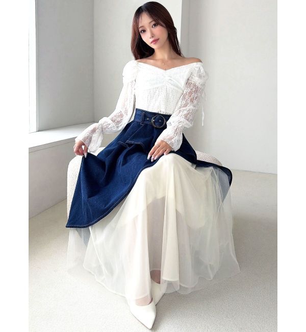 RESEXXY「レイヤードオフショルブラウス」|シャツ・ブラウス|