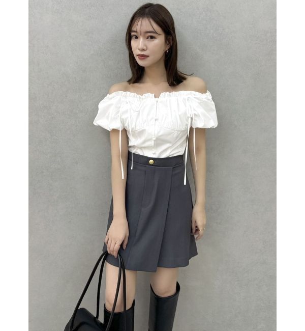 dazzlin「2WAYバルーンスリーブギャザーブラウス」|シャツ・ブラウス|