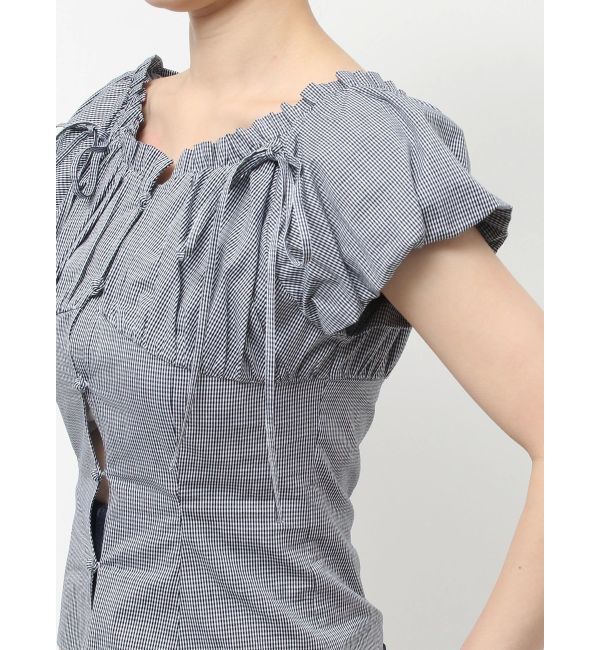 dazzlin「2WAYバルーンスリーブギャザーブラウス」|シャツ・ブラウス|