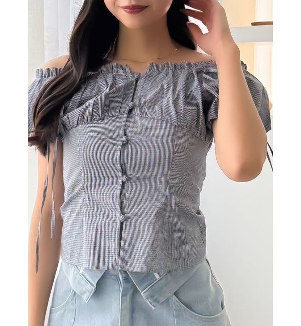 dazzlin「2WAYバルーンスリーブギャザーブラウス」|シャツ・ブラウス|ミックス