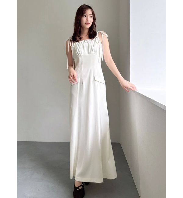 dazzlin「レイヤードライクリボンキャミワンピース」|ワンピース|