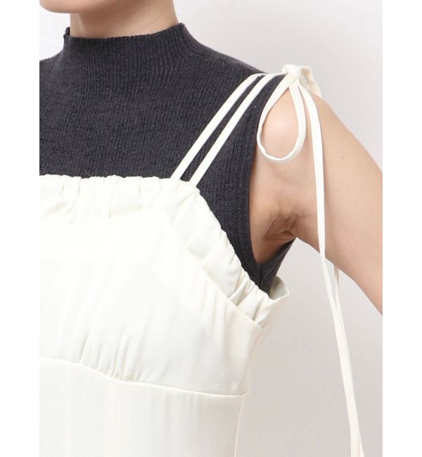 dazzlin「レイヤードライクリボンキャミワンピース」|ワンピース|