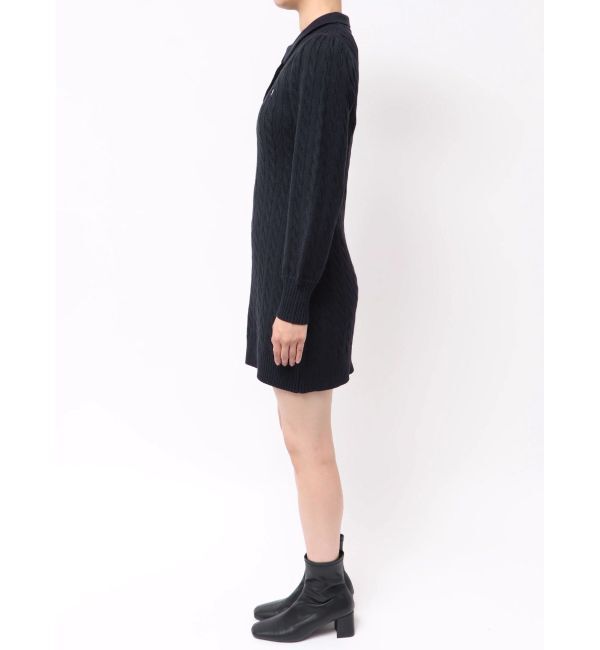 dazzlin「【POLO BCSコラボ/20周年記念復刻！】ケーブルポロニットワンピース」|ワンピース|