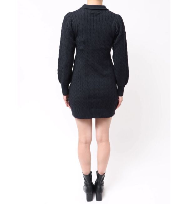 dazzlin「【POLO BCSコラボ/20周年記念復刻！】ケーブルポロニットワンピース」|ワンピース|