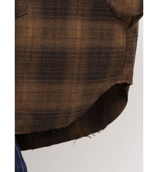 EMODA「クロップフードシャツ」|シャツ・ブラウス|