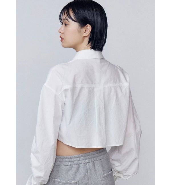 EMODA「ストリングリボンショートシャツ」|シャツ・ブラウス|