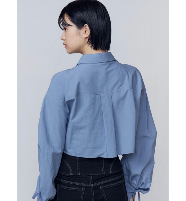 EMODA「ストリングリボンショートシャツ」|シャツ・ブラウス|