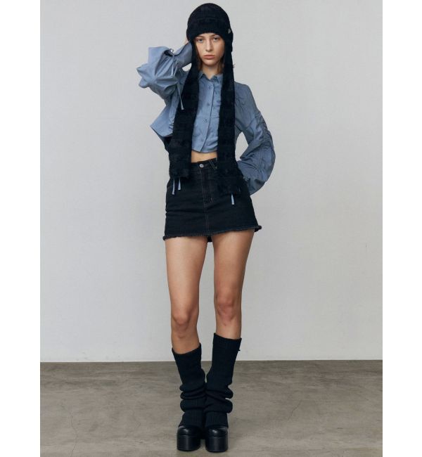 EMODA「ストリングリボンショートシャツ」|シャツ・ブラウス|