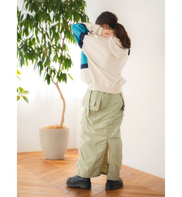 Ungrid「ポケットデザインギャザースカート」|スカート|