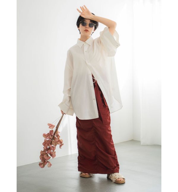 Ungrid「ポケットデザインギャザースカート」|スカート|