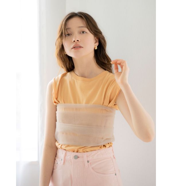 Ungrid「ウォッシュカラータンクトップ」|Tシャツ・カットソー|