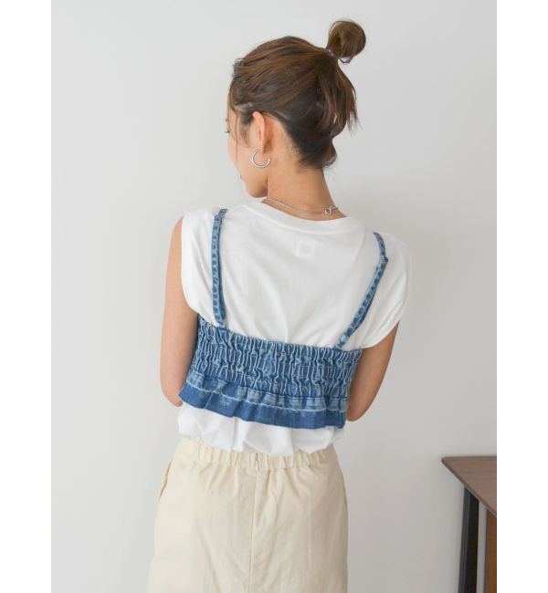 Ungrid「ウォッシュカラータンクトップ」|Tシャツ・カットソー|