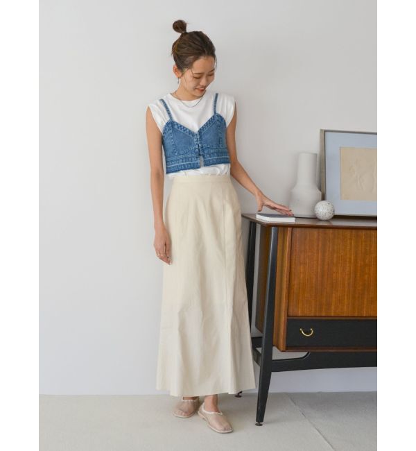 Ungrid「ウォッシュカラータンクトップ」|Tシャツ・カットソー|