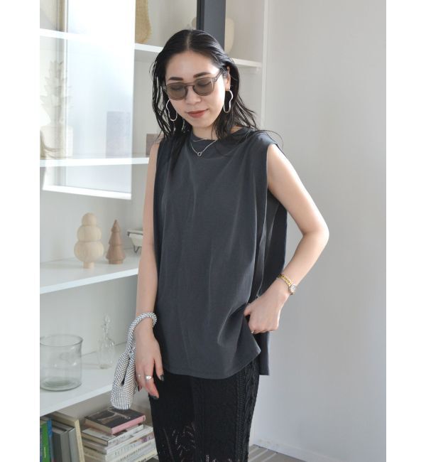 Ungrid「ウォッシュカラータンクトップ」|Tシャツ・カットソー|