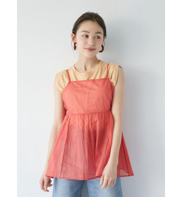 Ungrid「ウォッシュカラータンクトップ」|Tシャツ・カットソー|