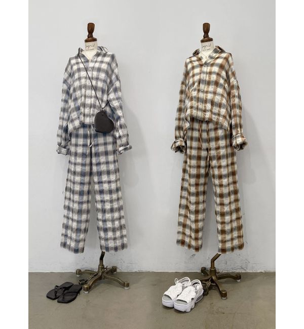 Ungrid「チェックラフパンツ」|その他|