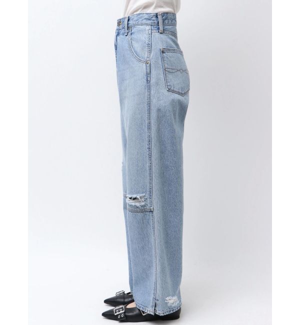 Ungrid「ヘムスリットクラッシュデザインデニム」|デニム|