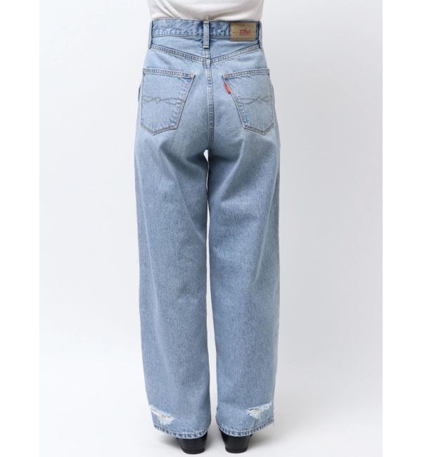 Ungrid「ヘムスリットクラッシュデザインデニム」|デニム|