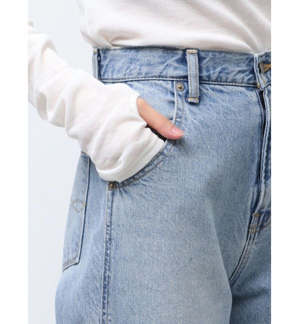 Ungrid「ヘムスリットクラッシュデザインデニム」|デニム|