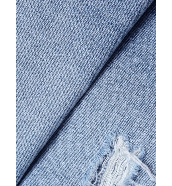 Ungrid「ヘムスリットクラッシュデザインデニム」|デニム|