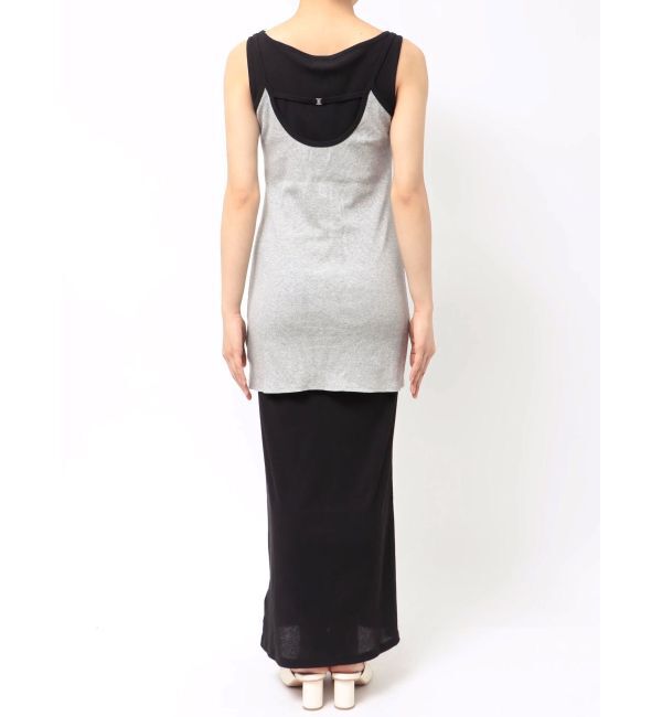 Ungrid「レイヤードデザインノースリワンピース」|ワンピース|