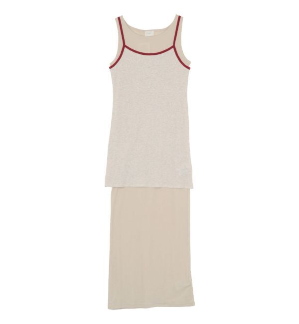 Ungrid「レイヤードデザインノースリワンピース」|ワンピース|