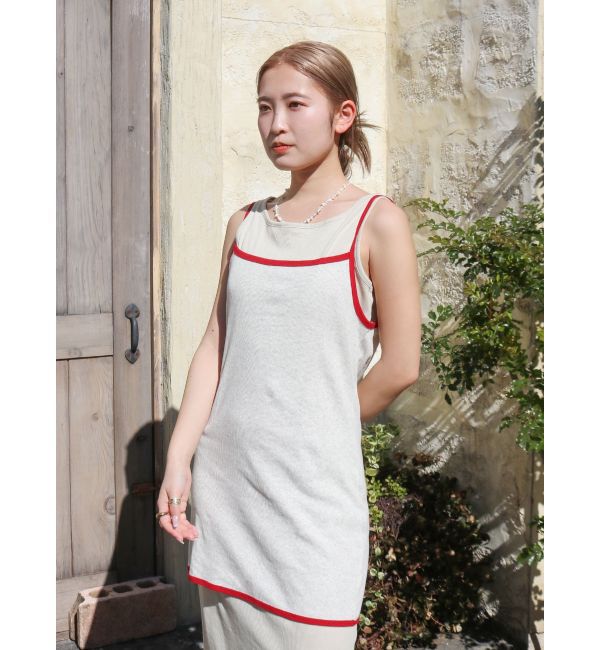 Ungrid「レイヤードデザインノースリワンピース」|ワンピース|