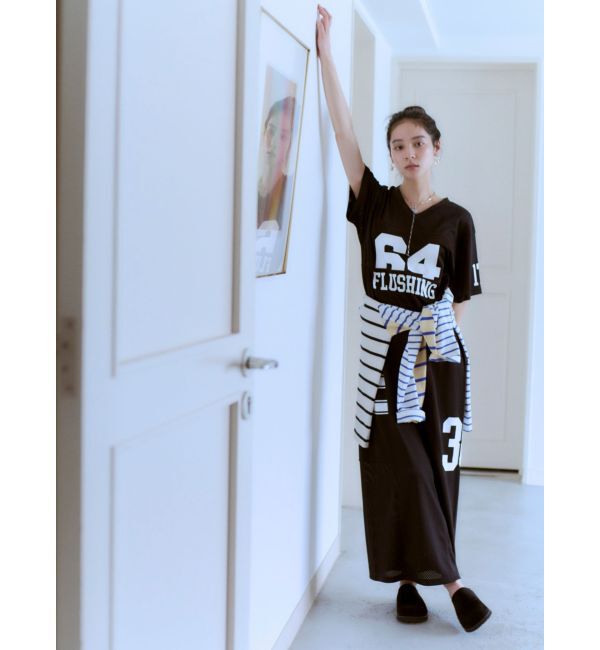 Ungrid「ロゴデザインカットワンピース」|ワンピース|