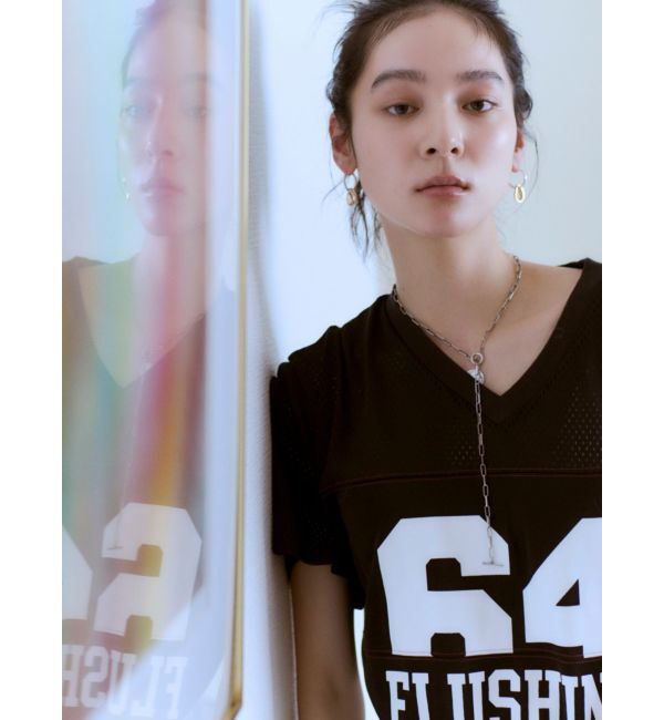 Ungrid「ロゴデザインカットワンピース」|ワンピース|