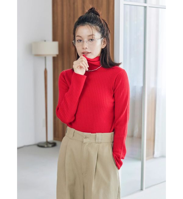 Ungrid「ウォッシャブルタートルニット」|ニット・セーター|