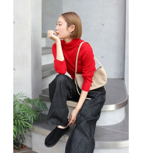 Ungrid「ウォッシャブルタートルニット」|ニット・セーター|