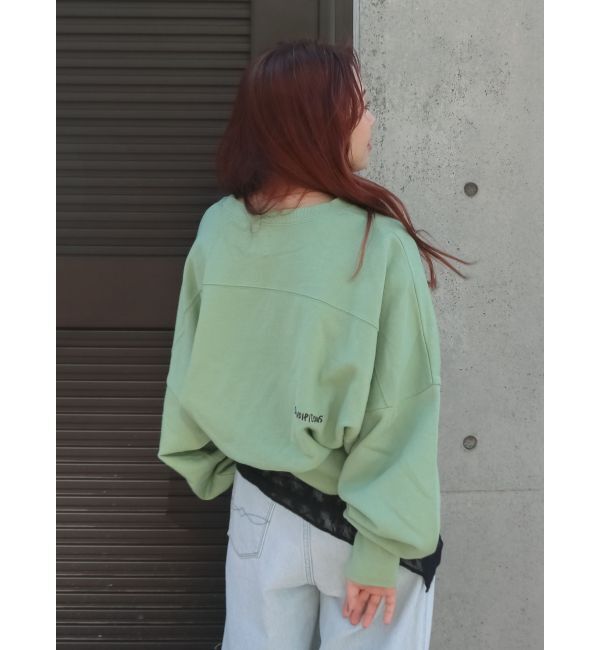 Ungrid「スリーブボリューム刺繍スウェット」|スウェット・ジャージ|