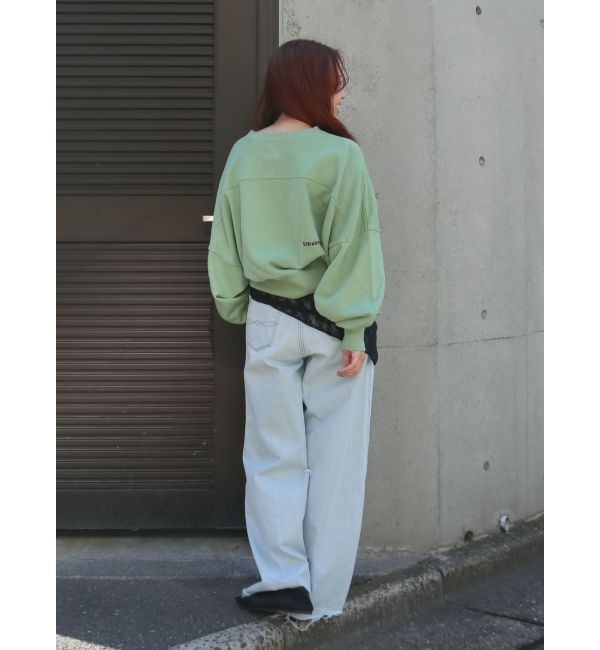 Ungrid「スリーブボリューム刺繍スウェット」|スウェット・ジャージ|