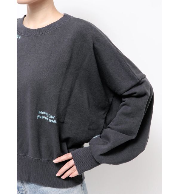Ungrid「スリーブボリューム刺繍スウェット」|スウェット・ジャージ|
