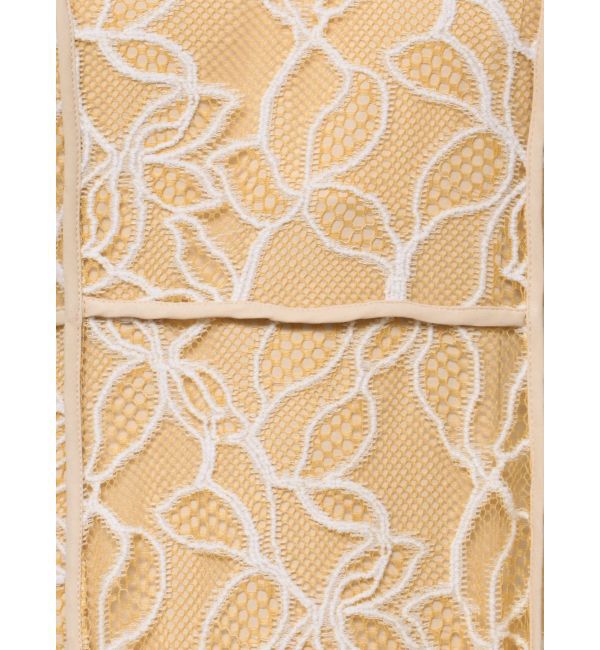 LAGUNAMOON「LADYパイピングビスチェレースワンピース」|ドレス|