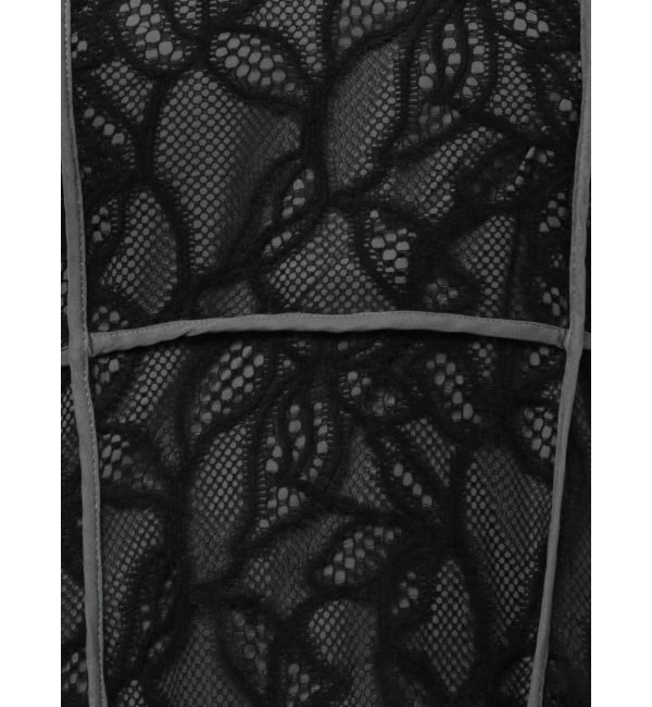 LAGUNAMOON「LADYパイピングビスチェレースワンピース」|ドレス|