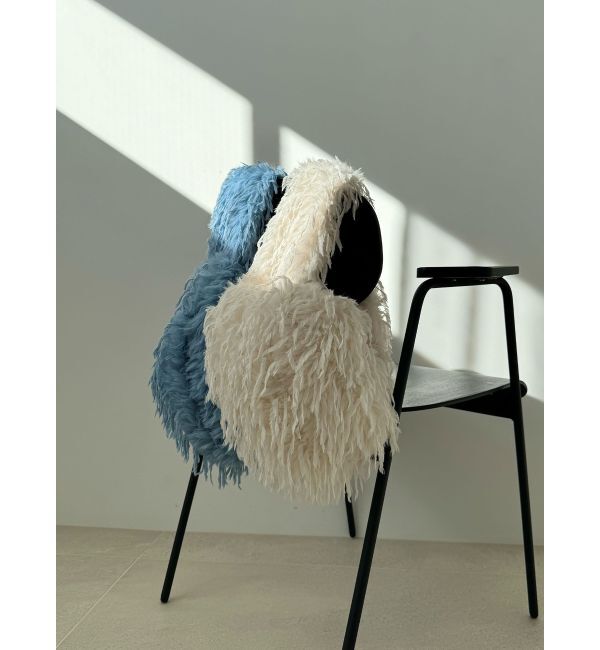 LAGUNAMOON「フェザーフェイクファーBAG」|ハンドバッグ|