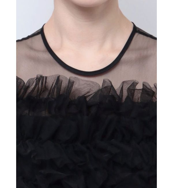 LAGUNAMOON「LADYチュールオフショルパンツドレス」|ドレス|