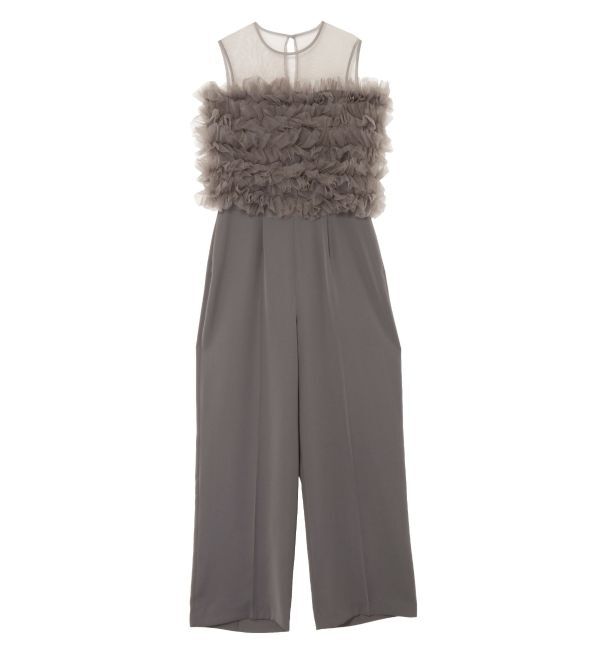 LAGUNAMOON「LADYチュールオフショルパンツドレス」|ドレス|