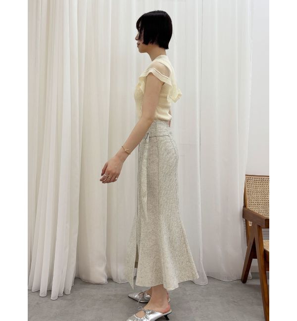 LAGUNAMOON「ハンカチーフスリーブニットプルオーバー」|ニット・セーター|