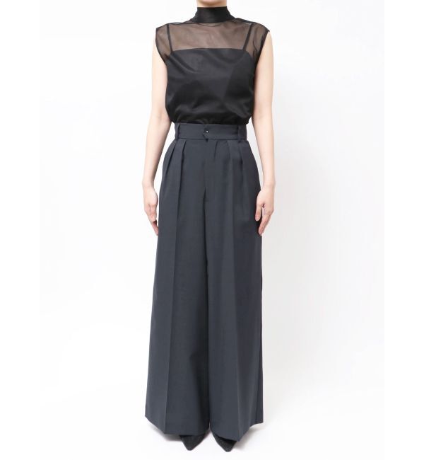 LAGUNAMOON「イージーケアワイドフレアパンツ」|その他|